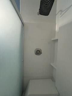 bathroom with walk in shower