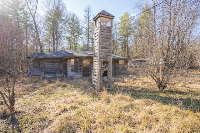 view of rear view of property