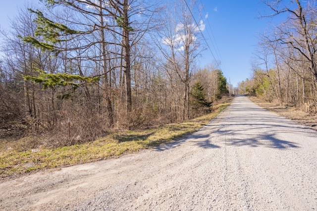 view of road