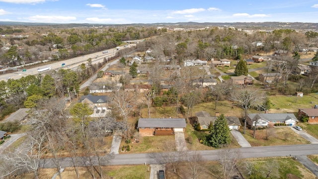 aerial view featuring a residential view