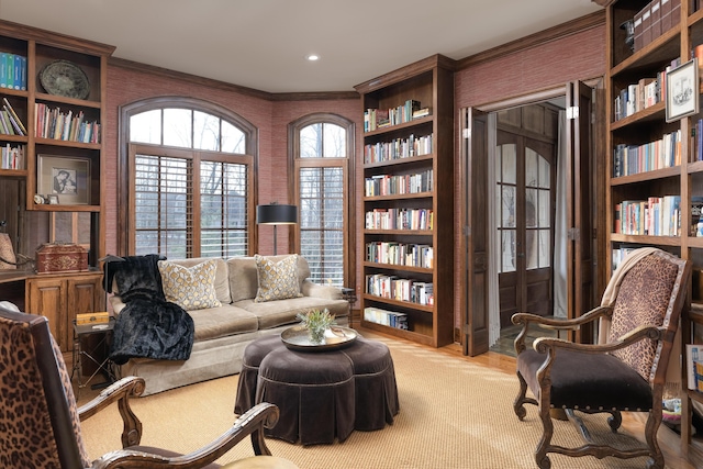 view of sitting room