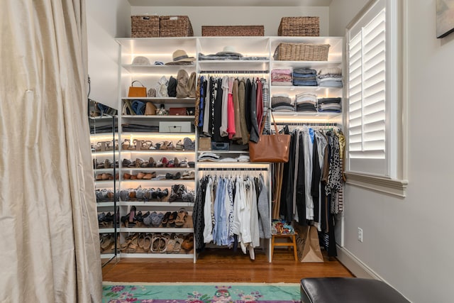 view of closet