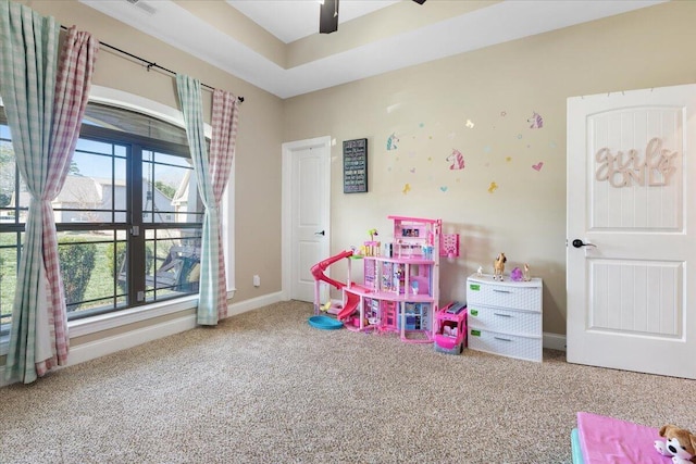 55 E Acorn Dr, Rock Spring, GA 30739 - game room featuring carpet floors, plenty of natural light, and baseboards