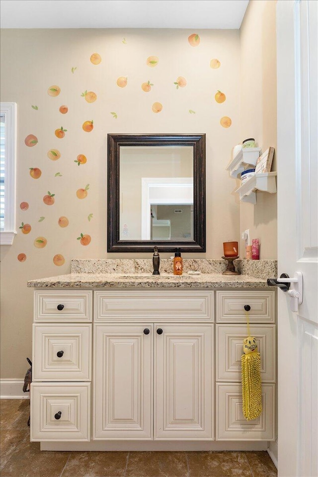 55 E Acorn Dr, Rock Spring, GA 30739 - bathroom featuring vanity and baseboards