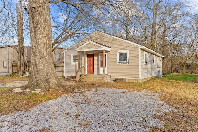 view of front of property