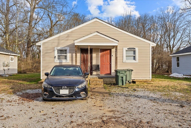 view of front of property