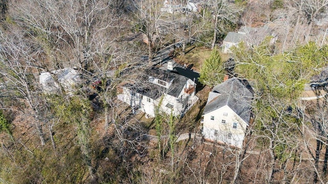 aerial view with a view of trees