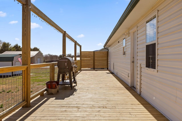 view of deck