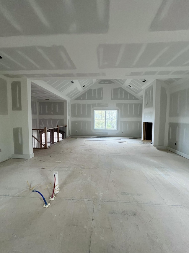 view of unfurnished living room