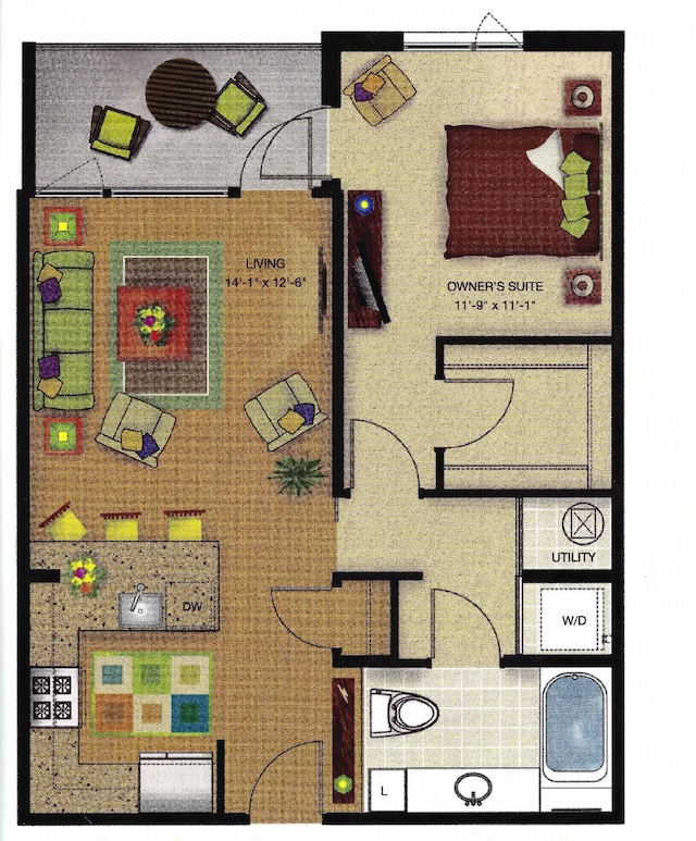 view of layout