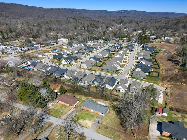 birds eye view of property featuring a residential view