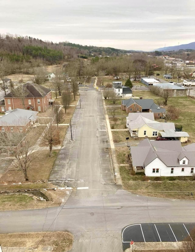 bird's eye view featuring a residential view