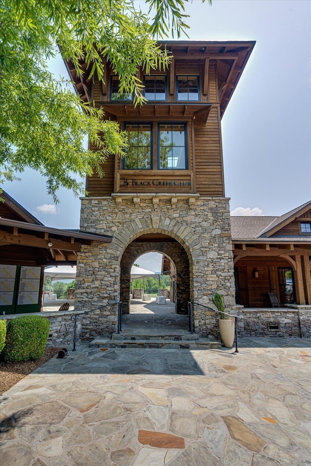 exterior space with a patio area