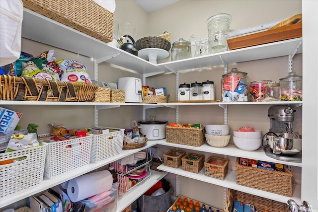 view of pantry