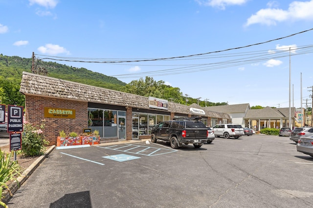 view of uncovered parking lot