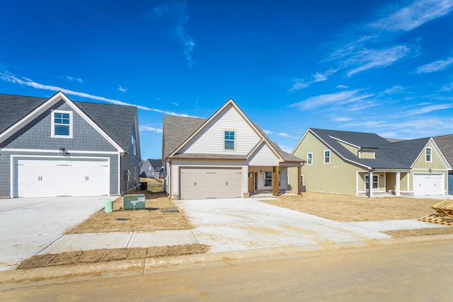 view of front of home with driveway