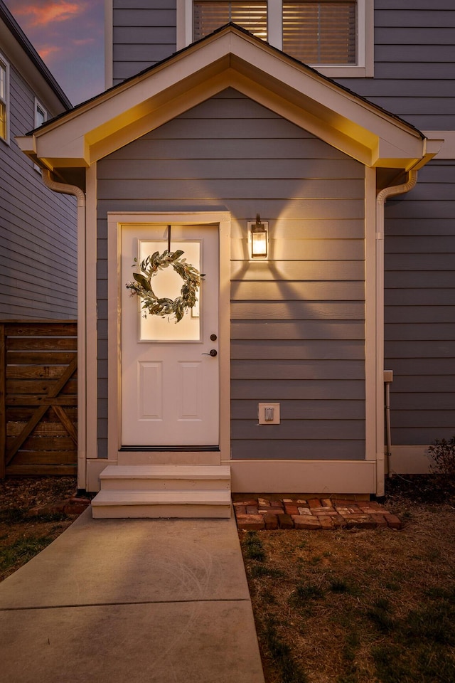 view of property entrance