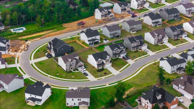 bird's eye view featuring a residential view