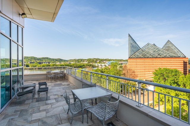 191 Chestnut St Unit 602, Chattanooga, TN 37402 - balcony featuring outdoor dining area and a water view