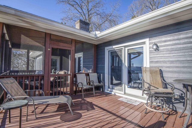 view of deck
