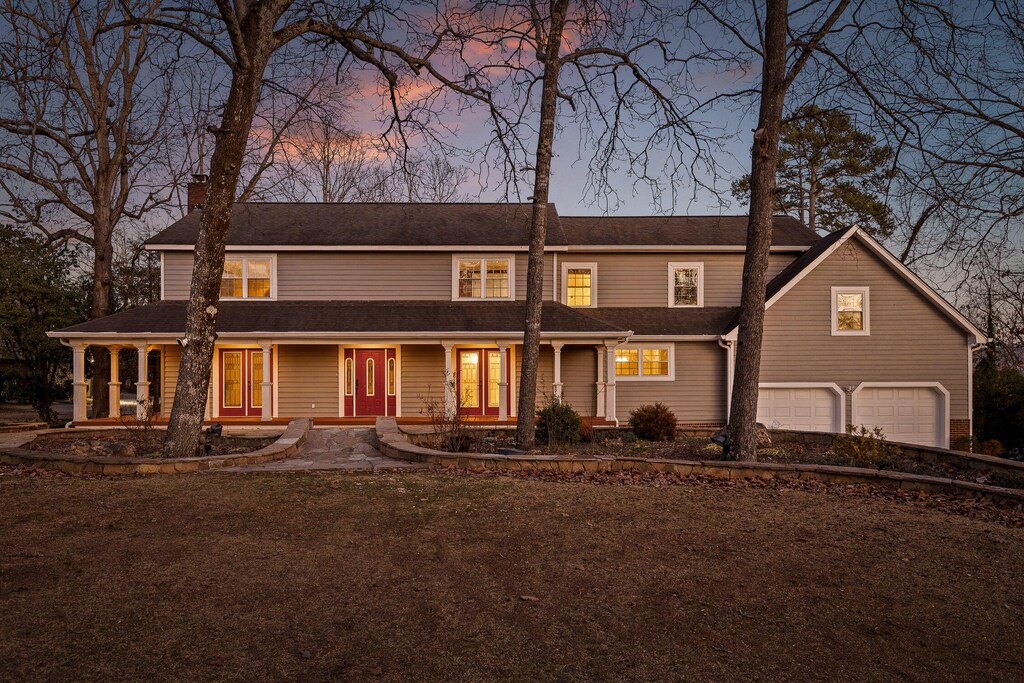 414 Shadow Pkwy, Chattanooga, TN 37421 - view of front of home featuring a garage and a chimney