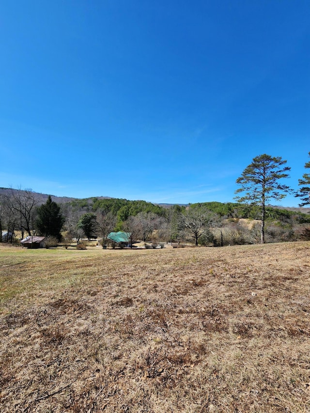 mountain view with a rural view