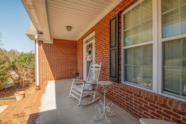 view of patio / terrace featuring a porch