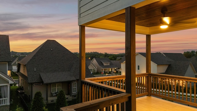 9891 Trestle Cir Unit 48, Ooltewah, TN 37363 - wooden deck featuring a residential view