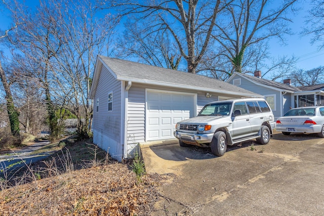 exterior space with driveway