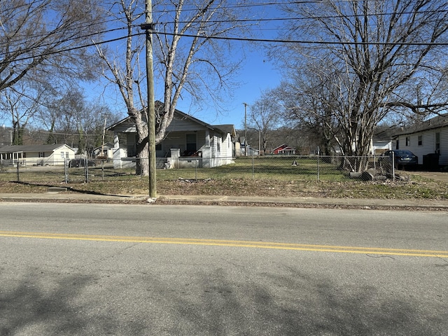 view of road featuring curbs and sidewalks