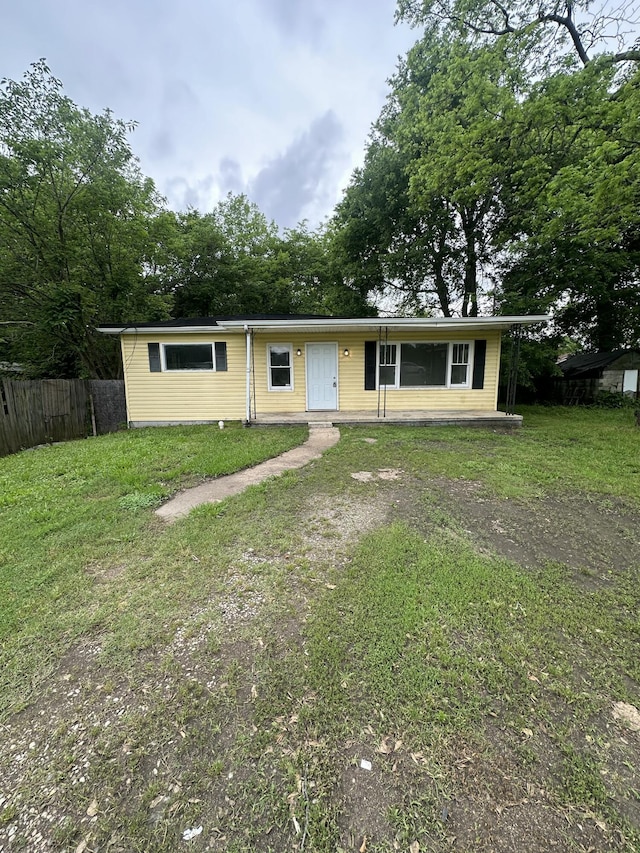 view of front of property