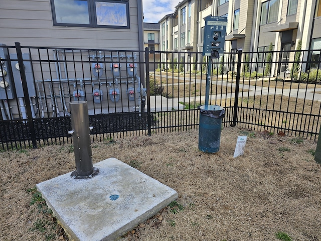view of gate featuring a residential view