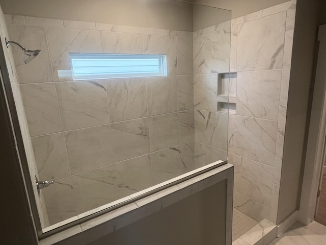 bathroom with walk in shower