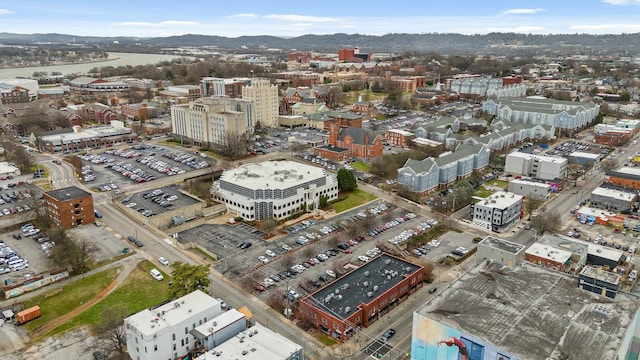 bird's eye view featuring a city view