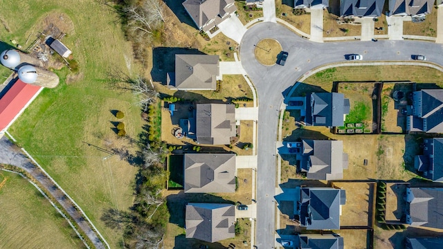 bird's eye view featuring a residential view