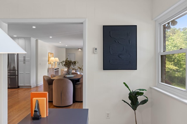 1723 Hixson Pike, Chattanooga, TN 37405 - hallway featuring recessed lighting and light wood-style floors
