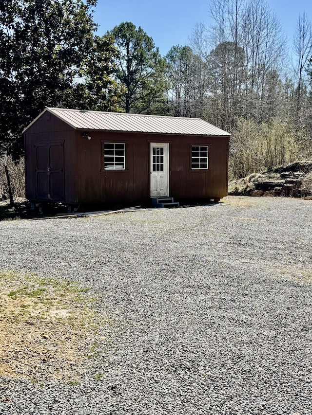 view of outbuilding