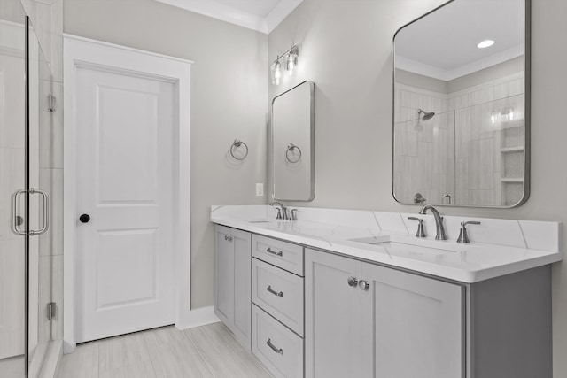 5118 Judd Way NW Unit 21, Cleveland, TN 37312 - bathroom with a stall shower and double vanity