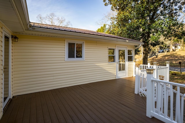 view of deck