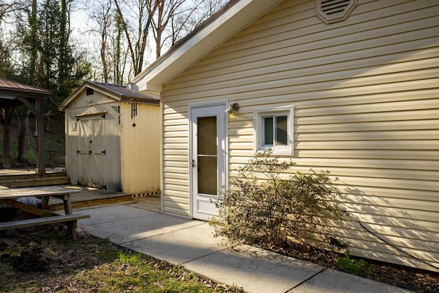 view of entrance to property