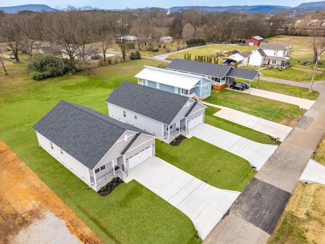 drone / aerial view featuring a residential view