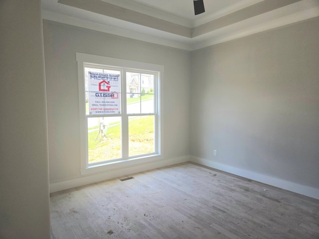 10634 Flicker Way Unit 119, Apison, TN 37302 - spare room with wood finished floors and a ceiling fan