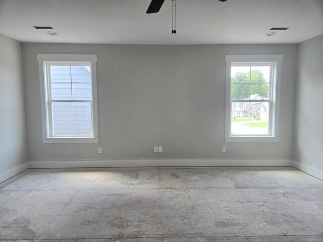 10634 Flicker Way Unit 119, Apison, TN 37302 - spare room featuring baseboards and a ceiling fan