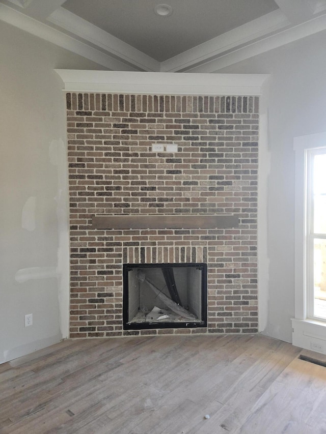 10634 Flicker Way Unit 119, Apison, TN 37302 - detailed view of a fireplace and wood finished floors