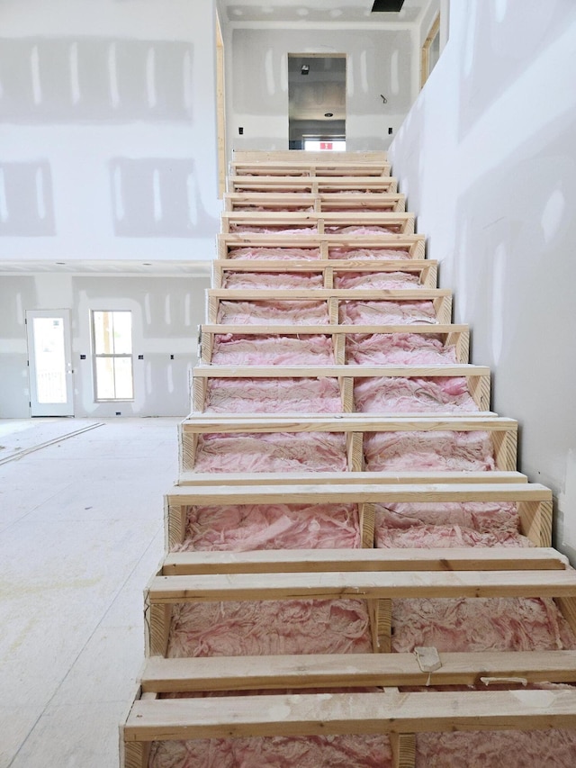 view of stairs