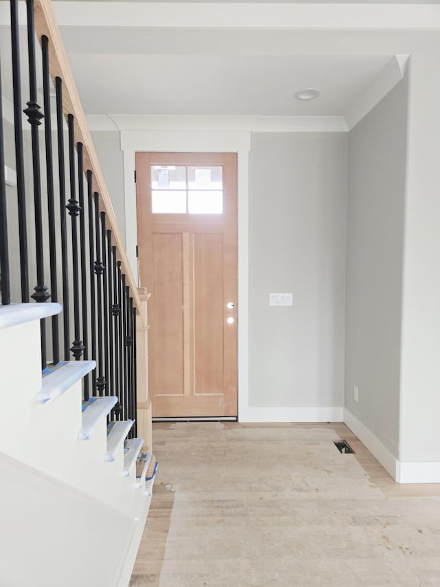 10630 Flicker Way Unit 120, Apison, TN 37302 - foyer entrance featuring light wood-style floors and stairs