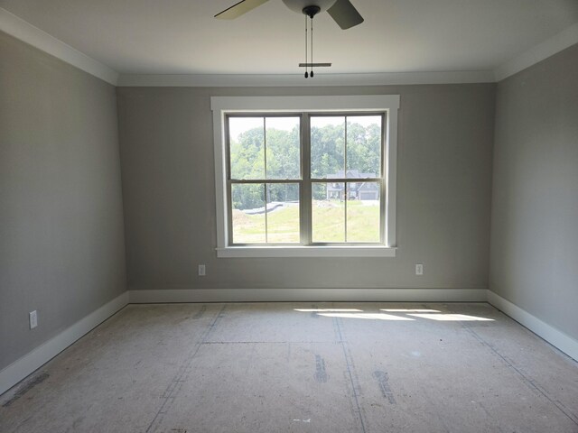10630 Flicker Way Unit 120, Apison, TN 37302 - unfurnished room with a ceiling fan and baseboards