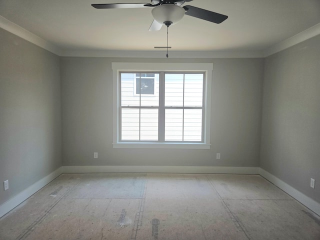 10630 Flicker Way Unit 120, Apison, TN 37302 - spare room with plenty of natural light and a ceiling fan