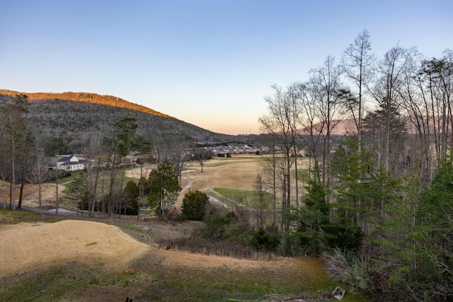 view of mountain feature