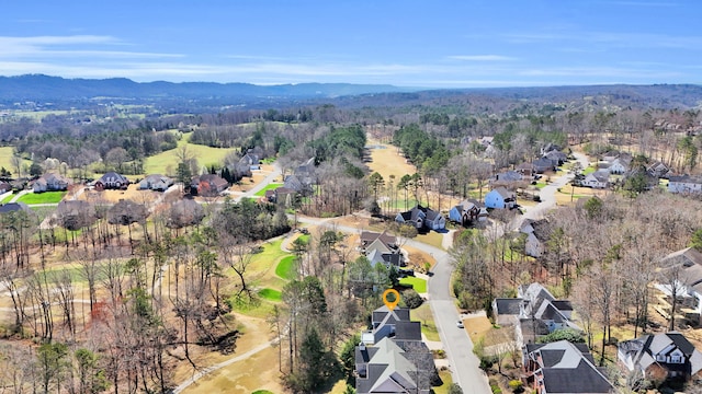 225 Blue Jay Pkwy, Ringgold, GA 30736 - birds eye view of property featuring a mountain view and a residential view
